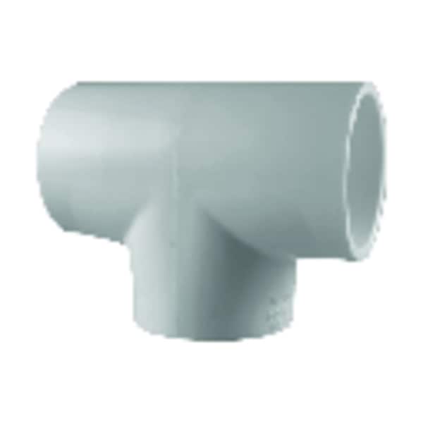 Charlotte Pipe And Foundry Charlotte Pipe Schedule 40 1 in. Slip X 1 in. D Slip PVC Tee 1 pk PVC 02400 1000 - main